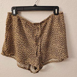 Victoria's Secret Leopard Print Sleep Shorts - Lounge Wear - Size M